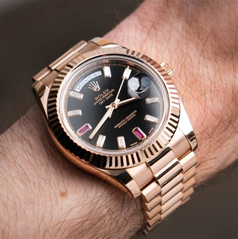 rolex 36mm day date ruby rose gold|Rolex Day-Date watch.